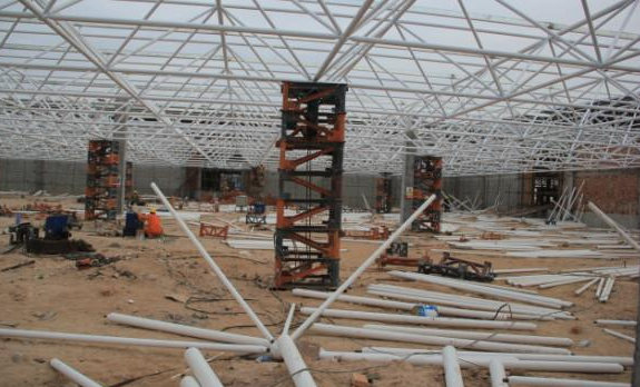 柳州盘点钢结构网架装配的步履和相关关注变乱