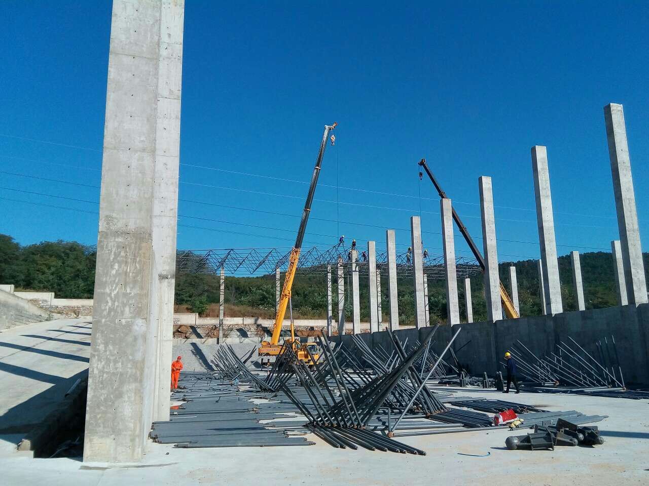 柳州搅拌站网架